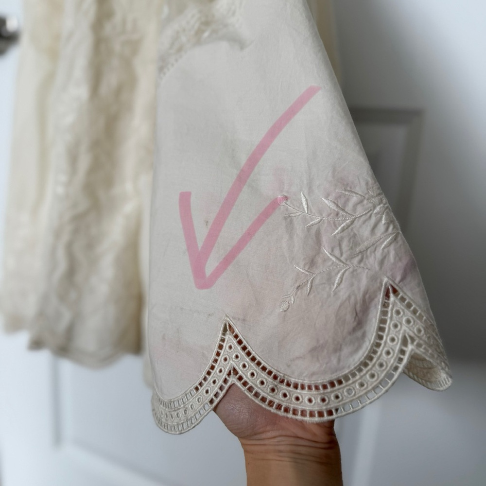 Worn once TORY BURCH Embroidered Poplin Dress $1,898 XS - Picture 15 of 16